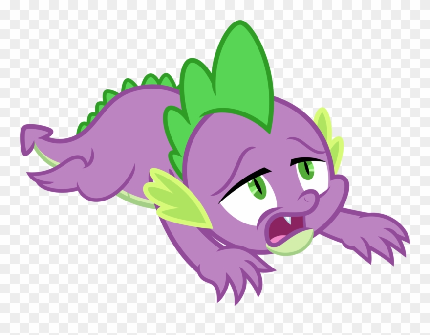 Artist Estories Dragon Safe Simple Solo - Mlp Spike Tired Clipart