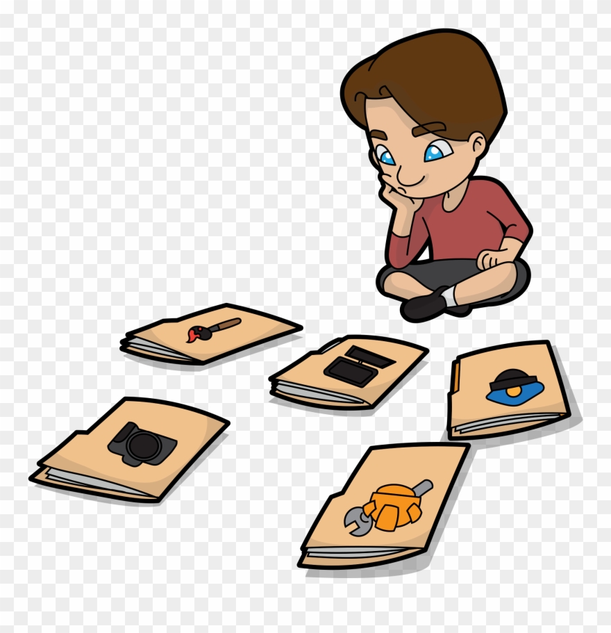 Open - Cartoon Looking At Png Clipart