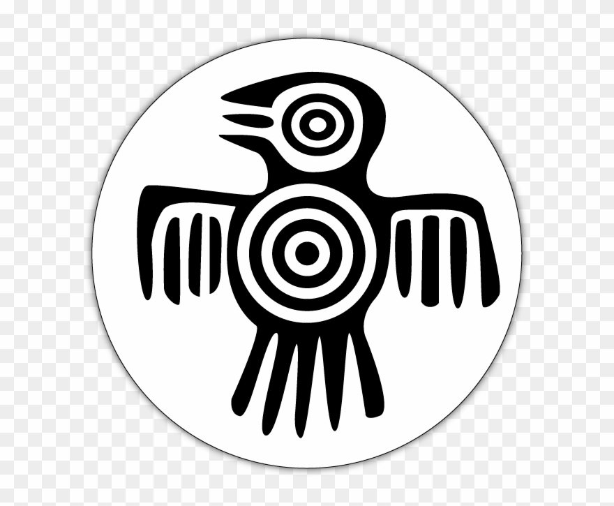 Bird Symbol Example Of Mystical Civilisation Signs - Native American Indian Bird Symbol Clipart
