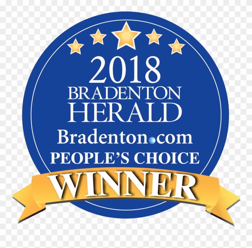 2018 Peoples Choice Winner - 2016 Bradenton Herald People's Choice Winner Clipart