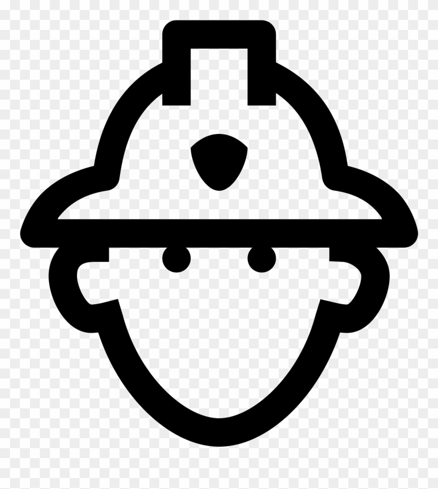 This Is An Image Of A Firefighter - Icon Clipart