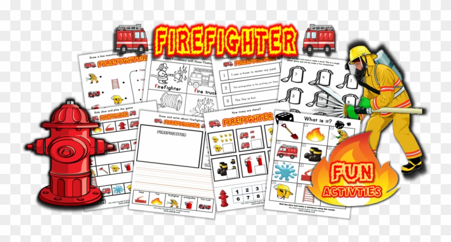 Picture - Firefighter Clip Art - Png Download