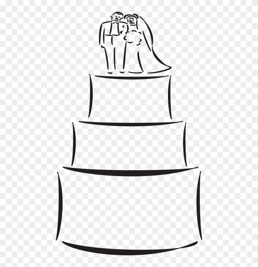 Rolls Clipart Carb - Wedding Cake - Png Download