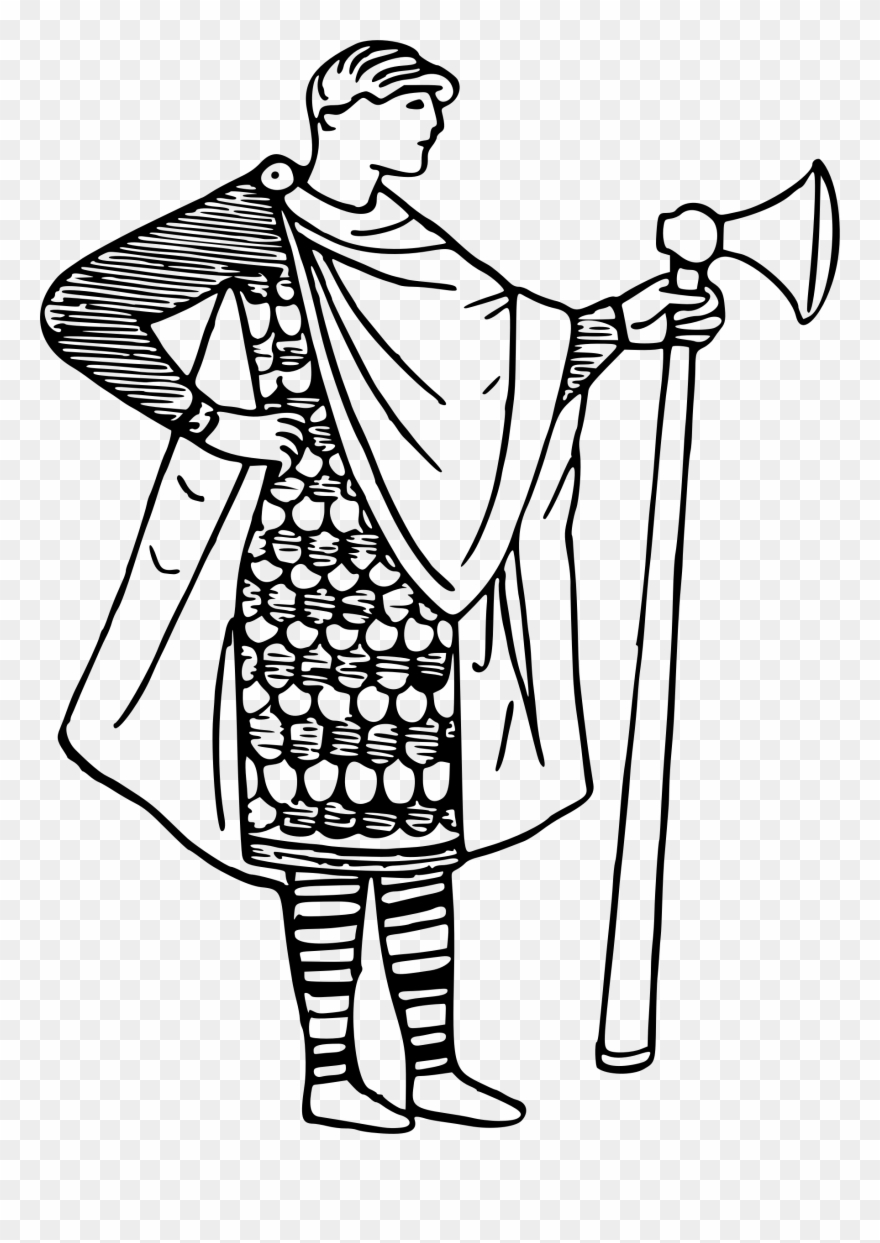 Clipart - Bayeux Tapestry Line Art - Png Download