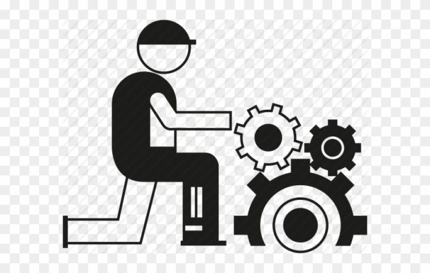 Industrial Clipart Service Technician - Industry - Png Download