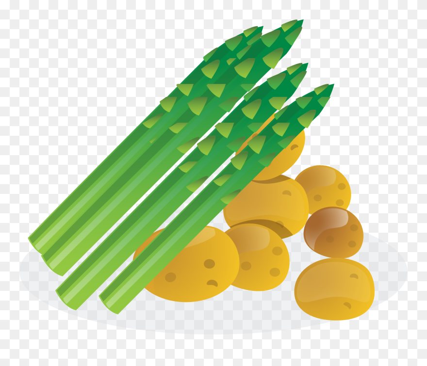 Medium Image - Asparagus Clip Art - Png Download