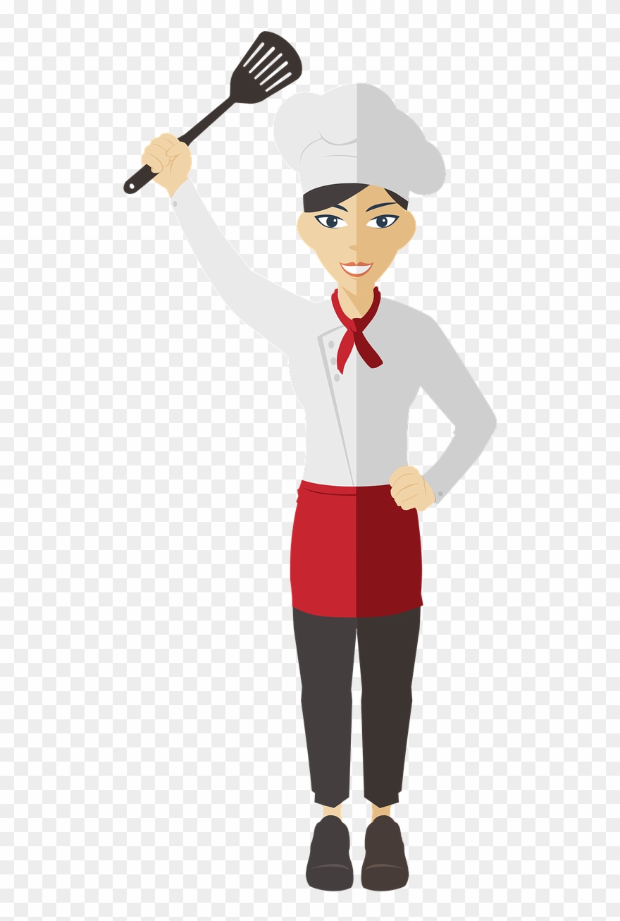 Bbq Chef Png Transparent Images Pluspng Woman - Transparent Female Chef Clipart Png