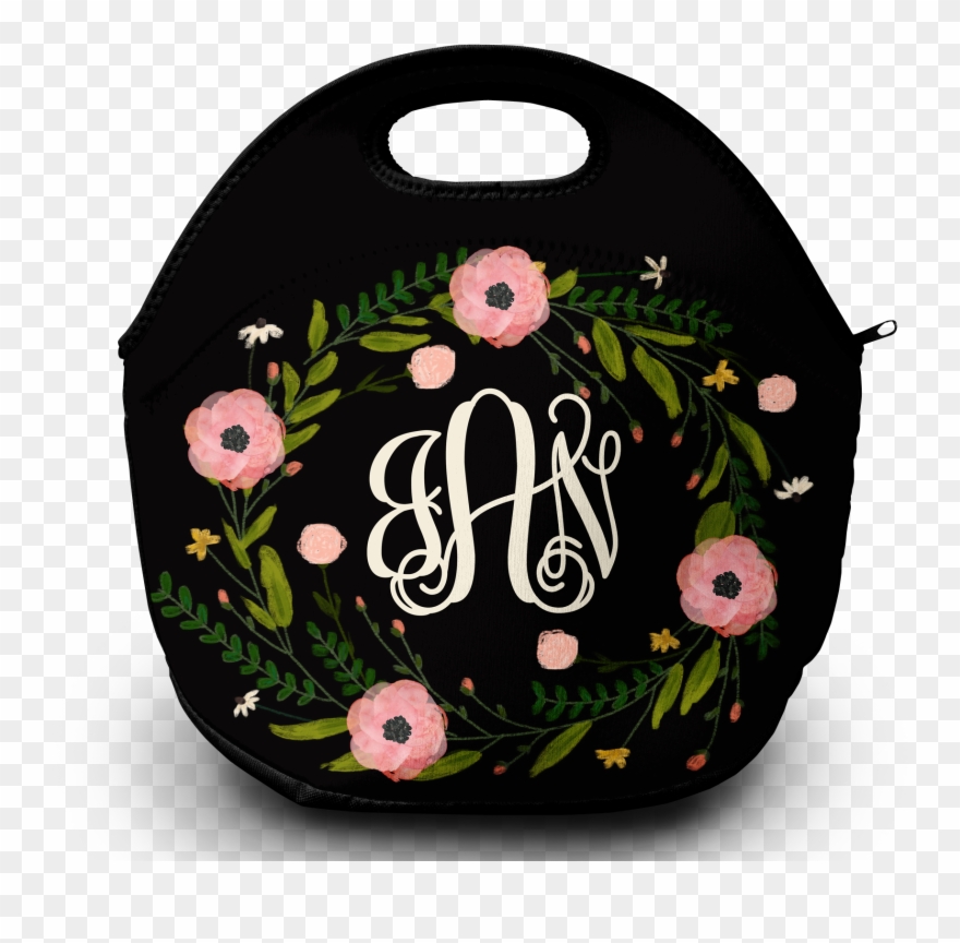 Monogram Lunch Bag Pink Floral Wreath - Posterazzi Hold To Hope Poster Print By Jo Moulton Clipart