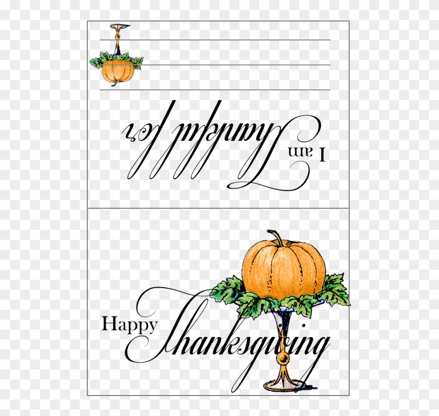 Download I Am Thankful For Clipart - Am Thankful For Card - Png Download