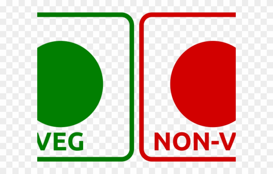Vegetable Clipart Sign - Veg Non Veg Symbol - Png Download