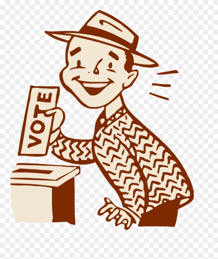 Day Tuesday Vote Like Your Life Depends - Voting Cartoon Clipart