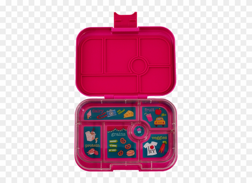 Original Tribeca Pink Yumbox Bento Lunchbox - Yumbox Original Tribeca Pink Clipart