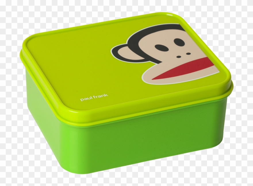 Lunch Box - Paul Frank Drinking Bottle, Lime Clipart