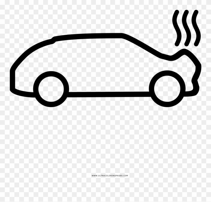 Car Accident Coloring Page - Gps Car Graphics Clipart
