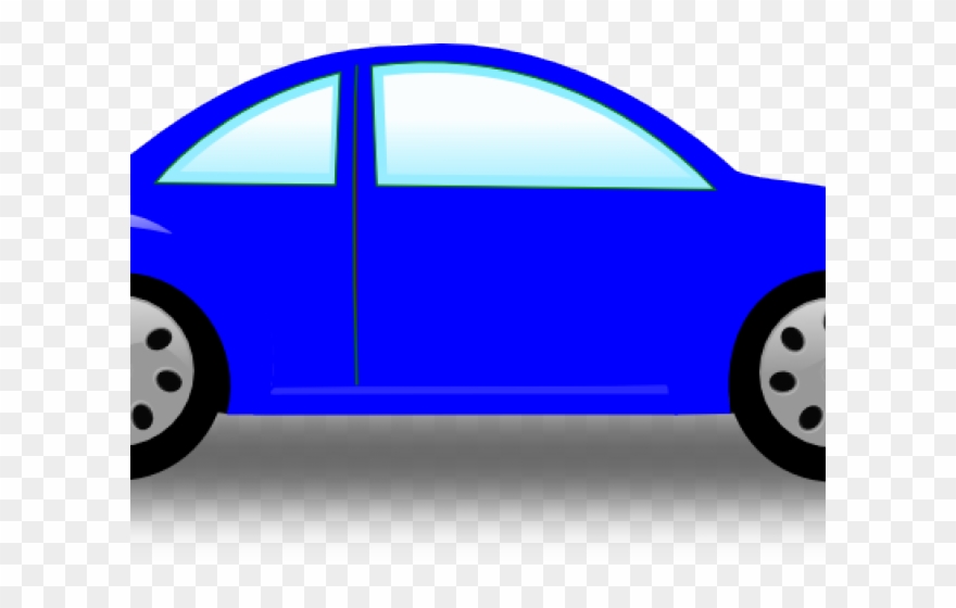 Blue Car Clipart - Carro Animado En Png Transparent Png