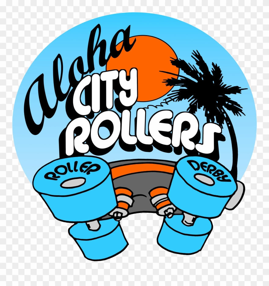 Aloha City Rollers - Christmas Ornament Clipart
