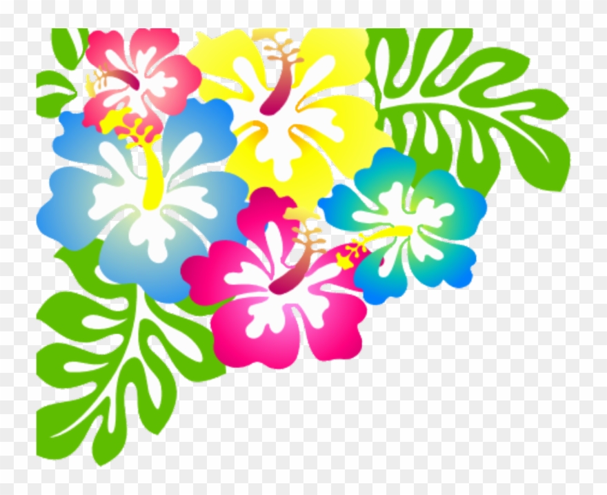 Luau Flowers Clipart