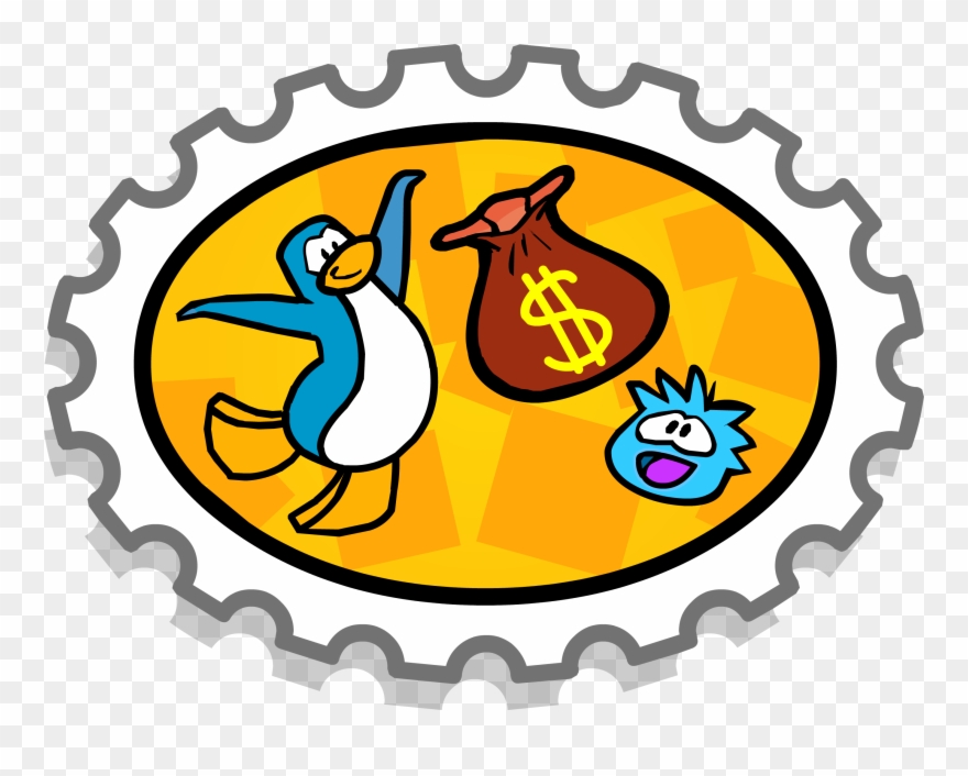 First Dig - Club Penguin Stamps Clipart