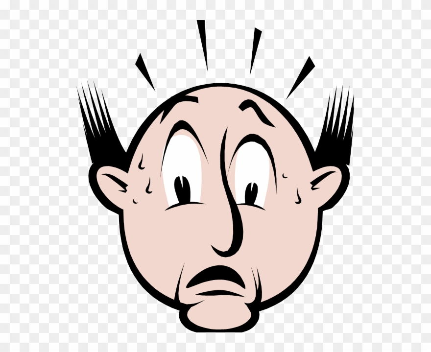 Satire Shock Surprise - Shocked Face Clipart