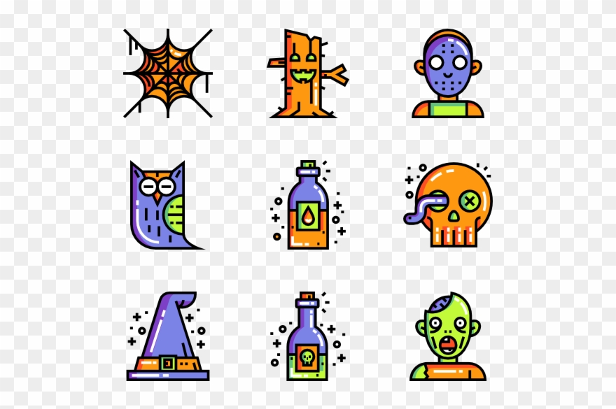 Halloween Web Design Elements Inspiration - Web Design Clipart