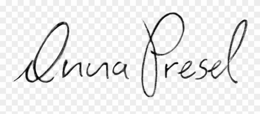 Anna's Sign - Calligraphy Clipart