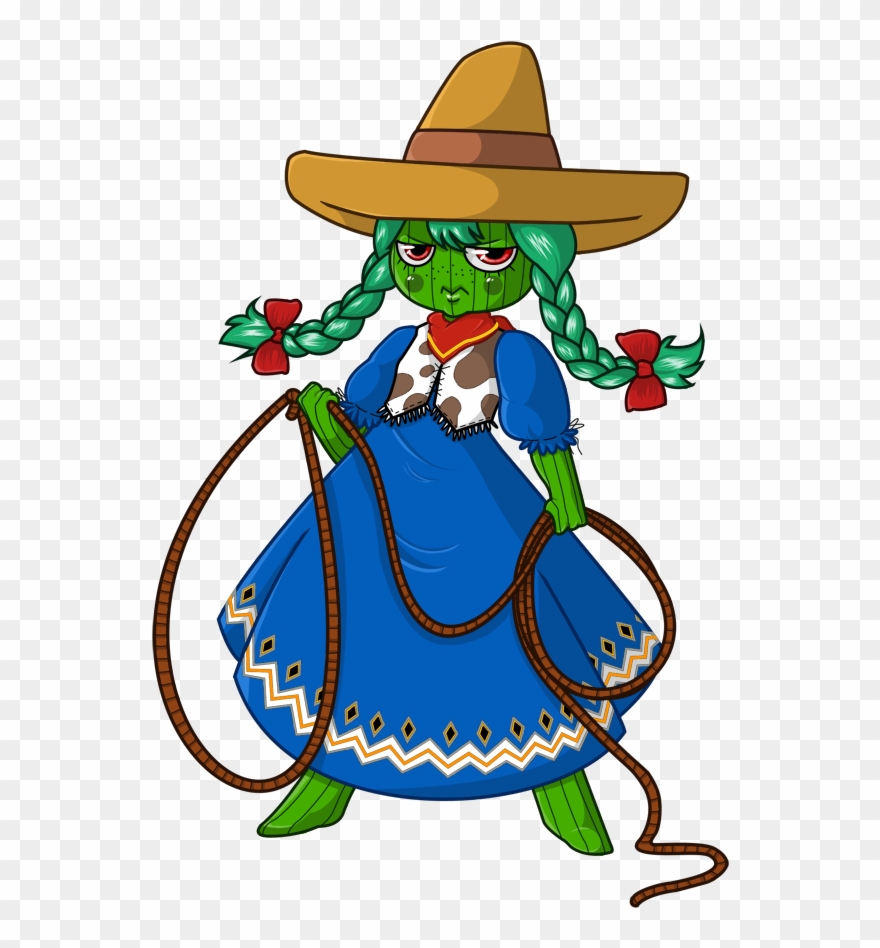 Cactus Girl By Meb90 Cactus Girl By Meb90 - Gregory Horror Show Cactus Girl Clipart
