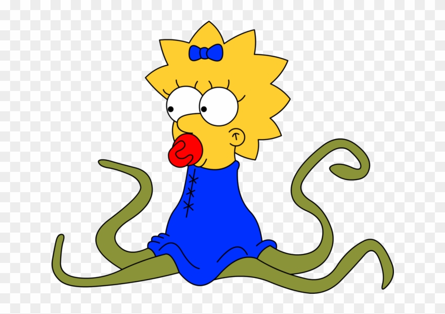 Maggie Simpson Marge Simpson Bart Simpson Lisa Simpson - Maggie Treehouse Of Horror Clipart