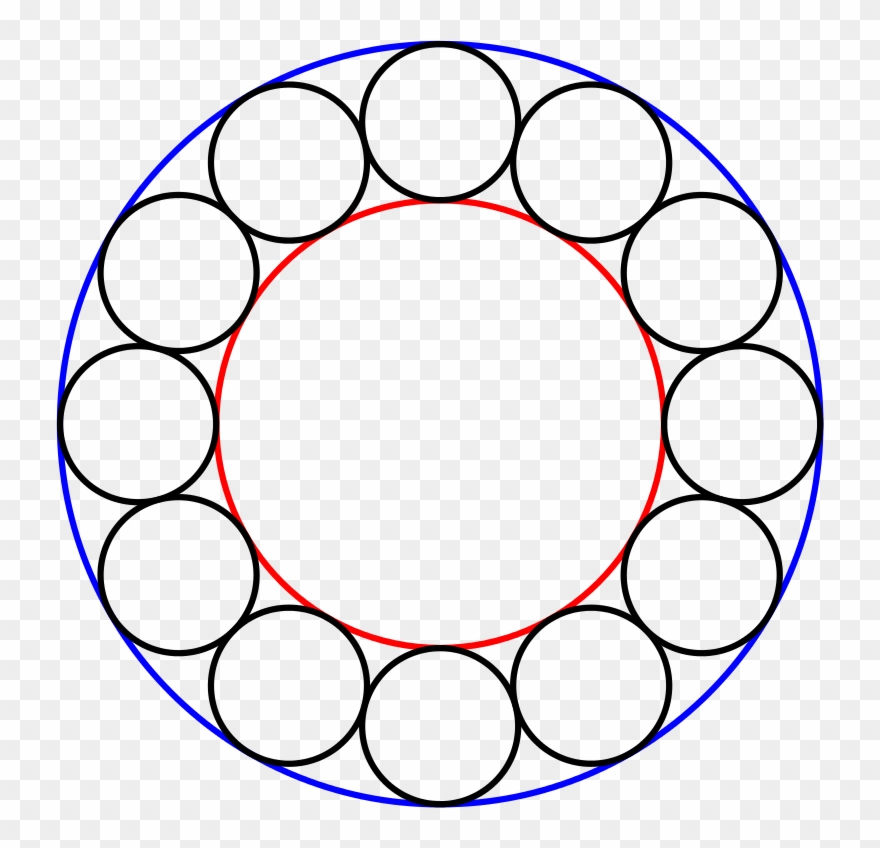 Steiner Chain 12mer Annular - Indian Wedding Clip Art - Png Download
