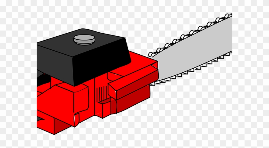 Machine Clipart Chain Saw - Chain Saw Clip Art - Png Download