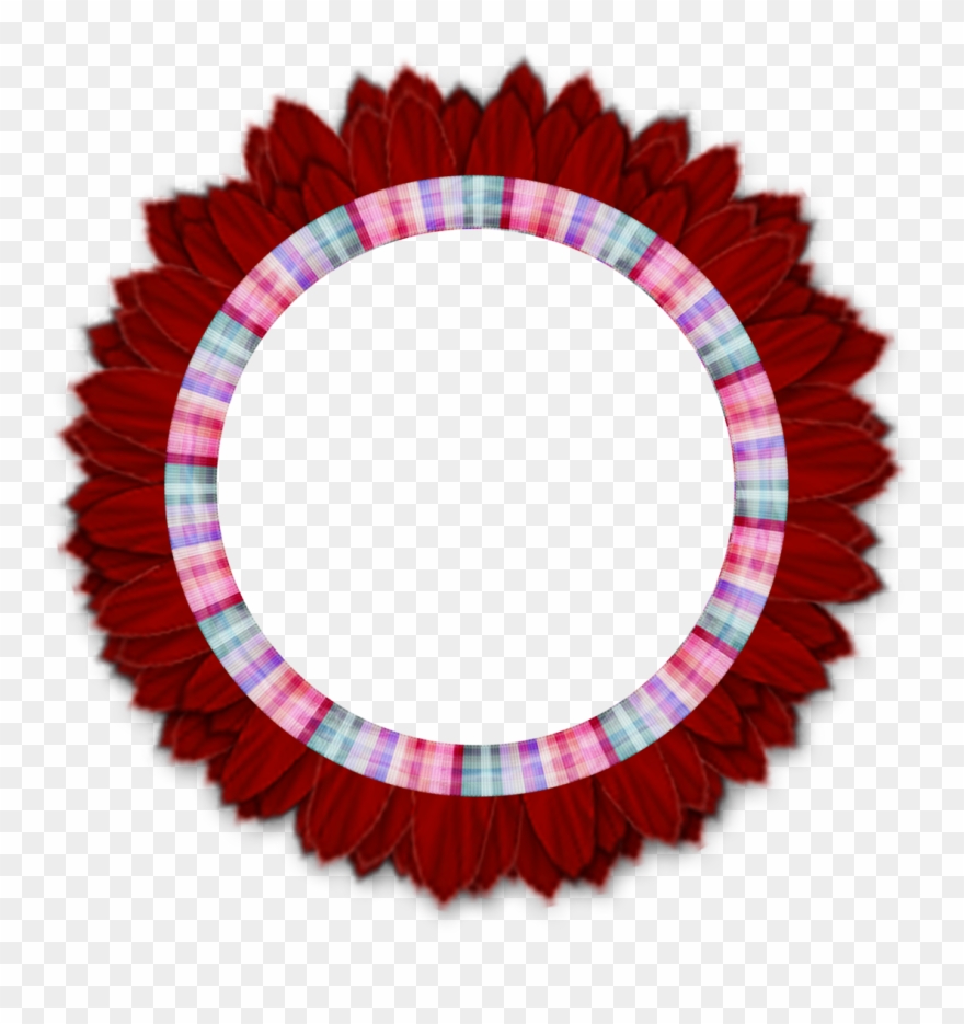 I Even Combined With My Ribbon Frame To Make A Nice - Circle Clipart