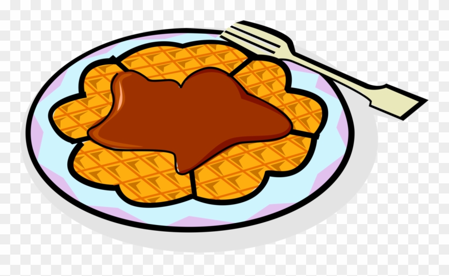 Waffle Clipart Breakfast - Waffel Clipart - Png Download