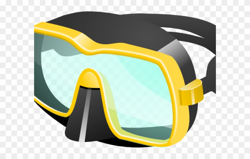 Diver Clipart Mask - Parts Of Snorkel Mask - Png Download