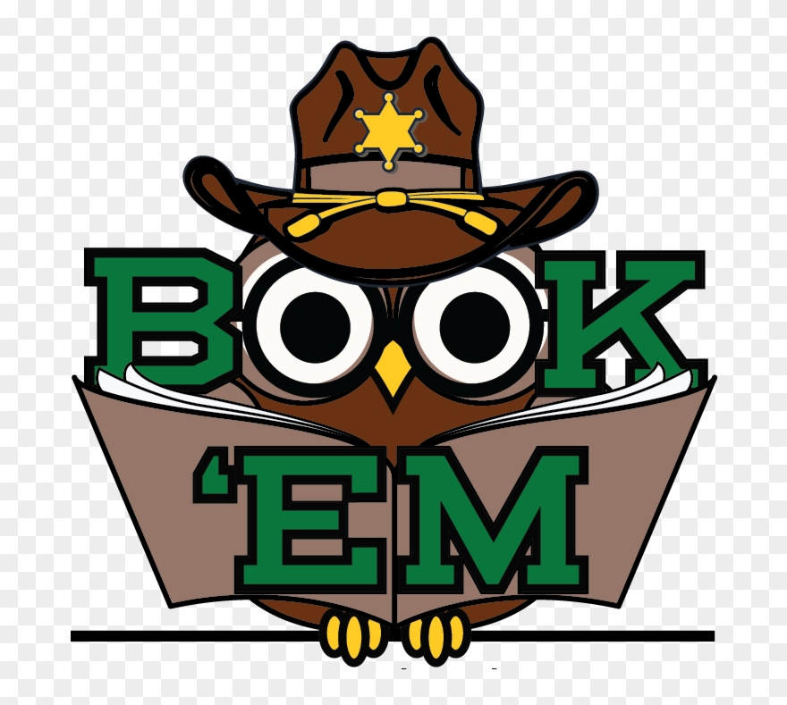 Macon Book Em - Cartoon Clipart