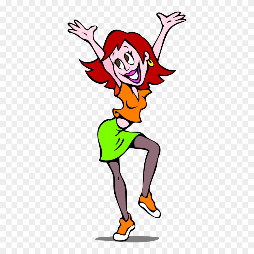Free Architetto Ragazza Rossa - Shake Your Body Clipart - Png Download