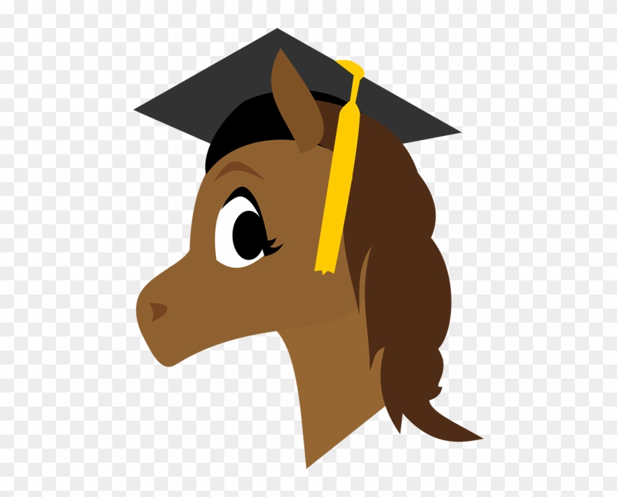 Graduation Horse - Graduation Horse Svg Clipart