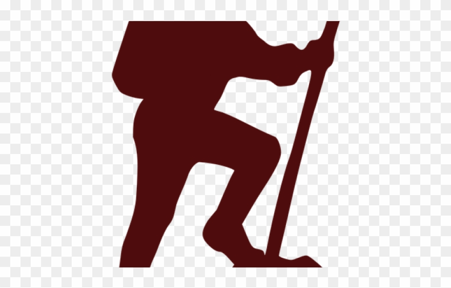 Hiking Clipart Rambling - Hike Black And White - Png Download