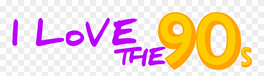 I Love The 90's - Love The 90s Clipart
