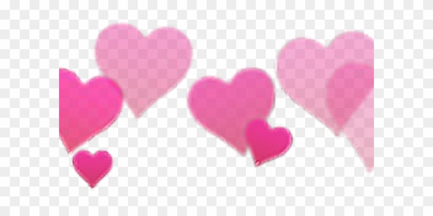 Aesthetic Clipart Heart Png - Heart On Head Png Transparent Png