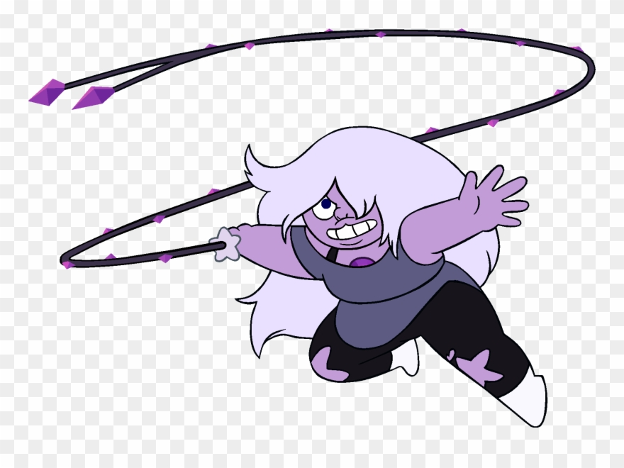 Amethyst And Whip 2 - Steven Universe Papercraft Amethyst Clipart