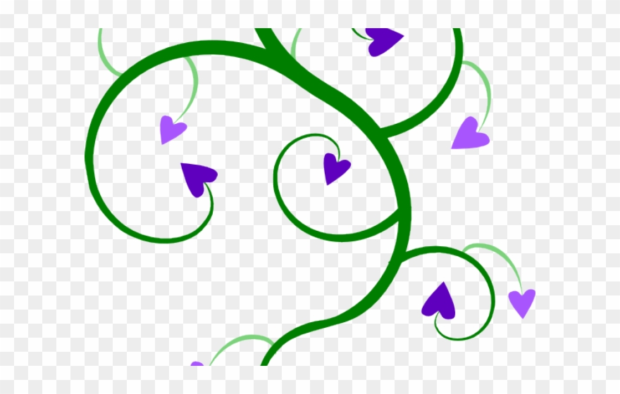 Ivy Clipart Pumpkin Vine - Grey And Pink Borders - Png Download