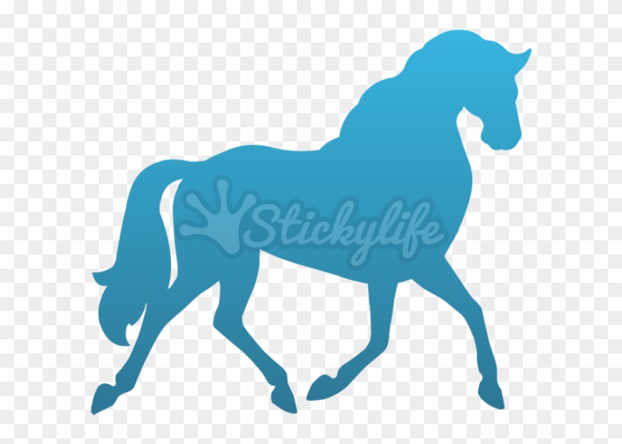 Horse Temporary Tattoo - Moving Like The Animals Clipart