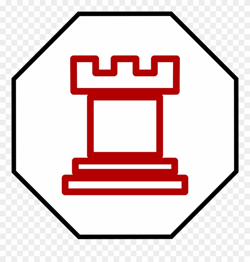 Open - Chess Black And White Rook Pieces Clipart