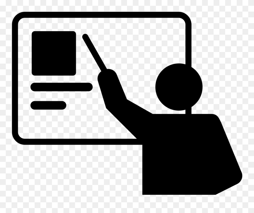 Presentation With Screen - Noun Project Presentation Clipart