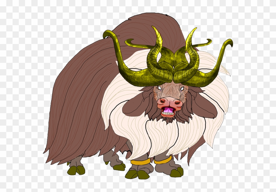 Musk Ox Monster Thing By Kirinworks - Muskox Clipart