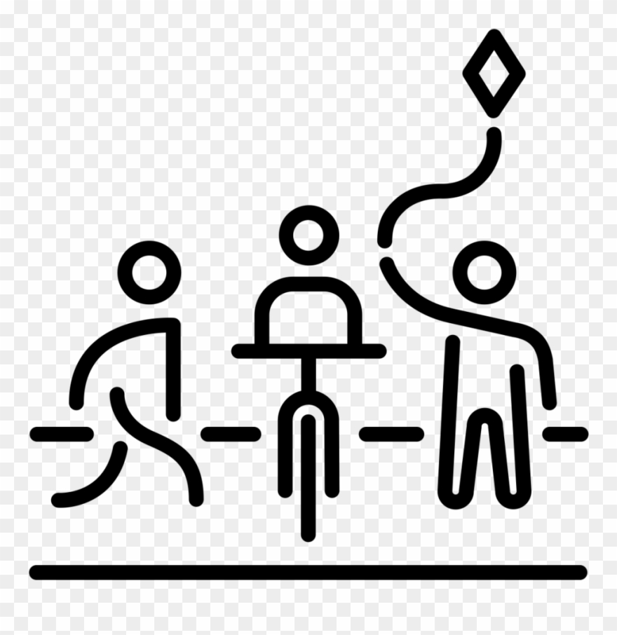 Play Street - Public Spaces Symbol Png Clipart