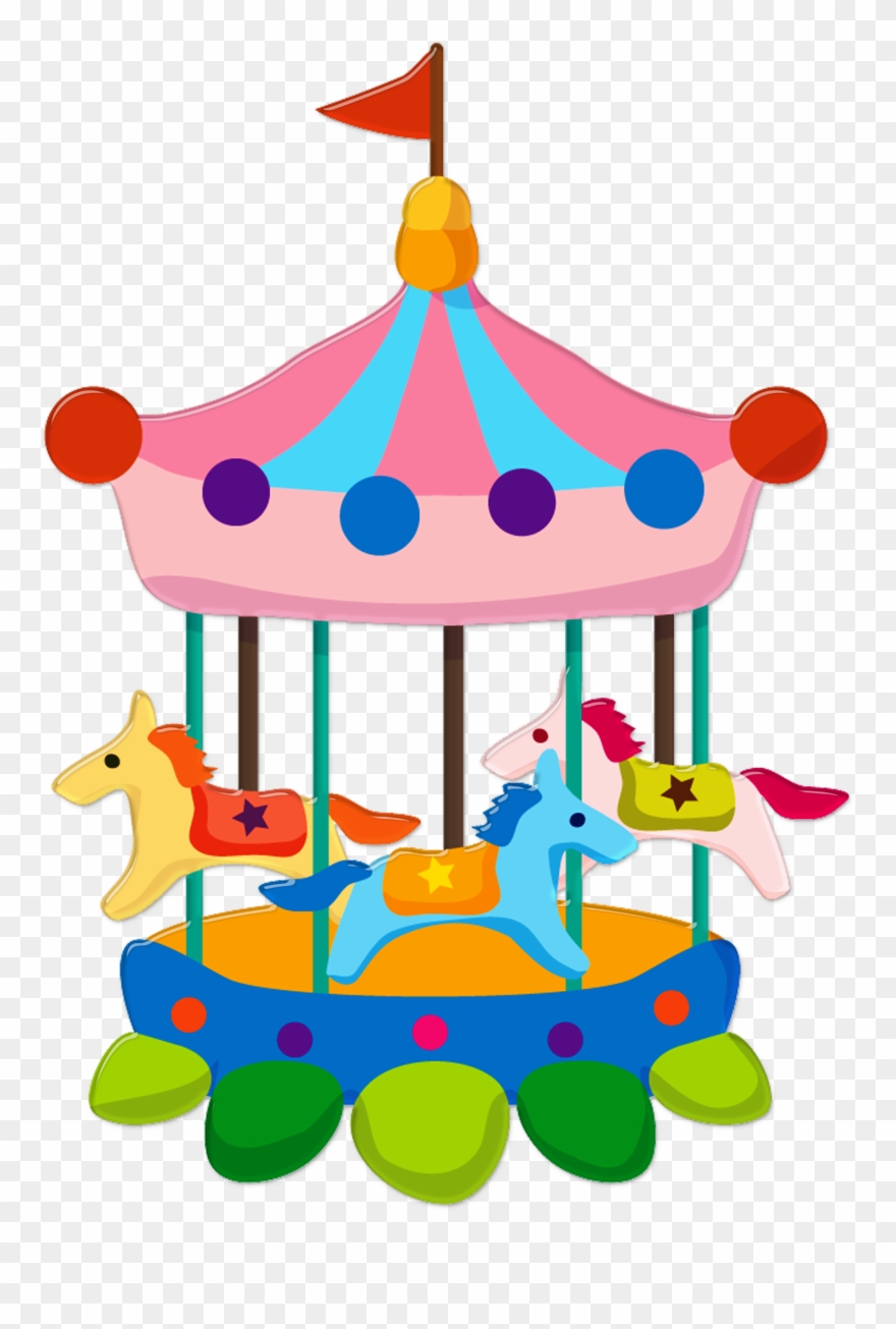 Go To Image - Carrusel Dibujo Png Clipart