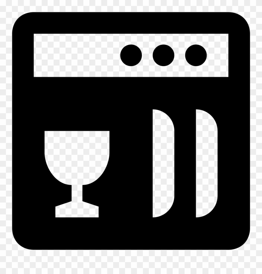 It's A Logo Of A Dishwasher Which Looks Like A Square - Icon Dishwasher Clipart