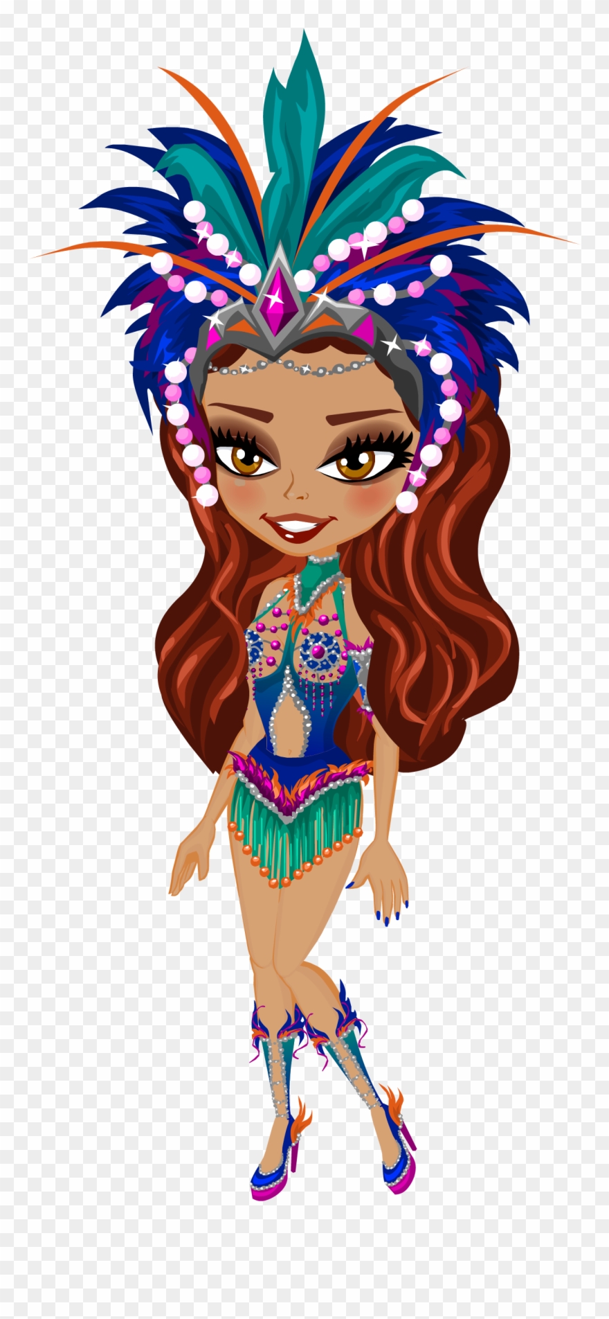Vector Freeuse Library Image Funky Carnival Png - Fashion Carnival Png Clipart