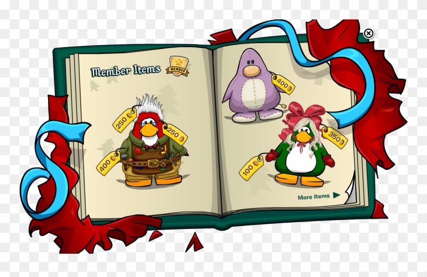 Holiday Party 2012 Dock Catalog Page 1 - Club Penguin Clipart