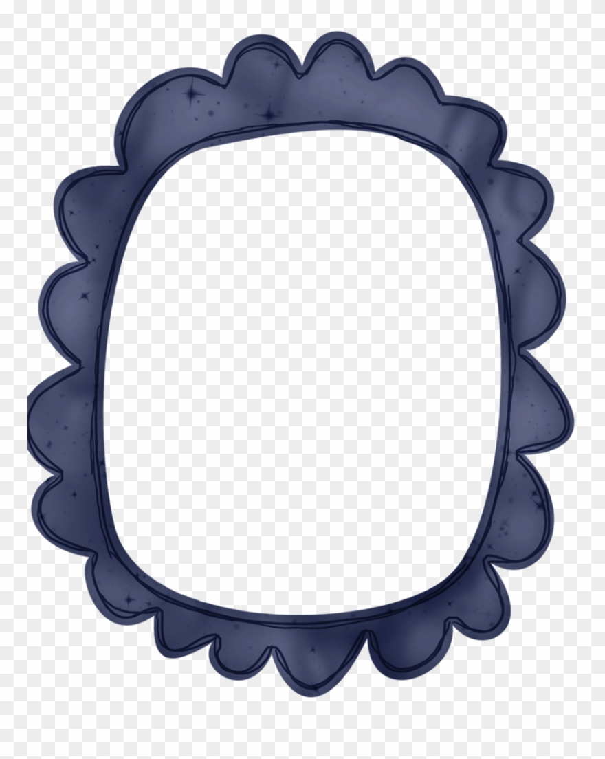 Ch - B *✿* - Scalloped Frame Clipart